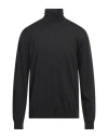 Nuur Man Turtleneck Charcoal Size 44 Wool In Grey