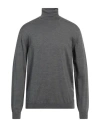 Nuur Man Turtleneck Grey Size 44 Wool In Grey
