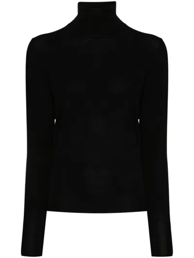 Nuur Merino-wool Sweater In Black  