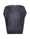 Nuur Oversized Short Sleeves T-shirt In Gray