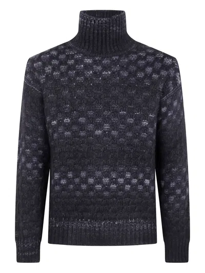 Nuur Long Sleeves Turtle Neck Sweater In Multi