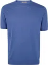 Nuur Short Sleeves Round Neck In Blue