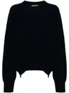 Nuur Ribbed-knit Sweater In Blue