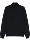 Nuur Roll-neck Merino Jumper In Blue