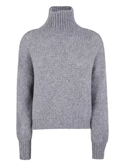 Nuur Roll-neck Sweater In Gray