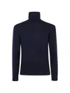 Nuur Long Sleeves Turtle Neck Sweater In Blue