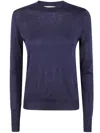 Nuur Round Neck ml Sweater In Blue