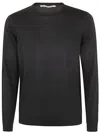 Nuur Long Sleeves Round Neck In Black