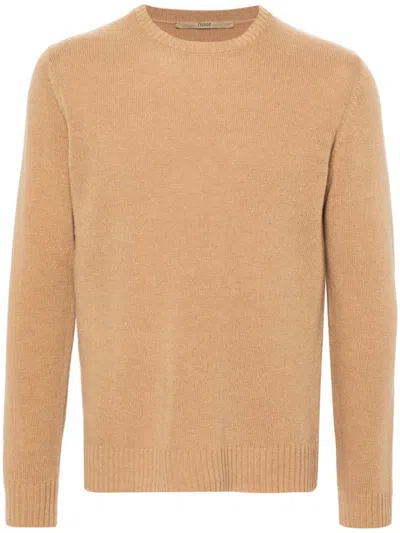 Nuur Round-neck Sweater In Nude & Neutrals