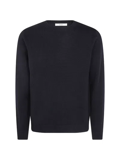 Nuur Long Sleeves Round Neck Sweater In Black