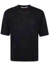 Nuur Short Sleeves Comfy Fit Round Neck In Black