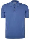 Nuur Short Sleeves Polo Shirt In Denim