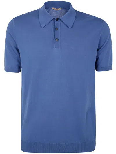 Nuur Short Sleeves Polo Shirt In Blue