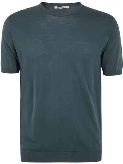 Nuur Short Sleeves Round Neck In Green