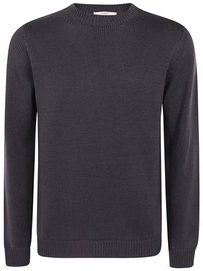 Nuur Sweater Long Sleeves Round Neck In Blue