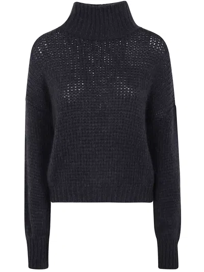 Nuur Sweater Long Sleeves Turtle Neck In Black