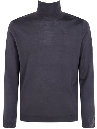 Nuur Long Sleeves Turtle Neck Sweater In Gray