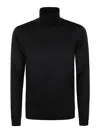 Nuur Long Sleeves Turtle Neck Sweater In Black