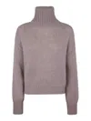 Nuur Turtle Neck Sweater In Grey