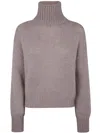 Nuur Turtle Neck Sweater In Mastic