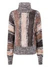 Nuur Turtleneck Sweater In Multi