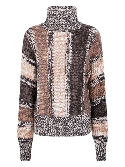 Nuur Turtleneck Sweater In Multi
