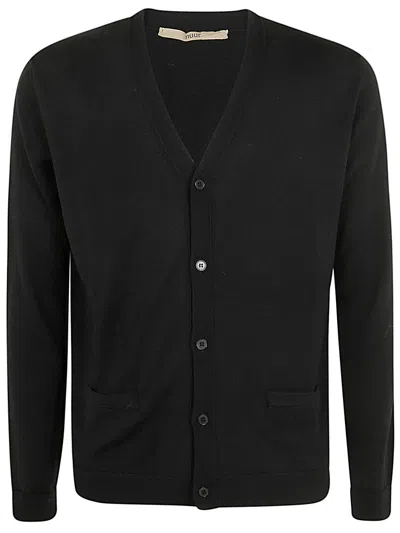 Nuur V-neck Cardigan In Black