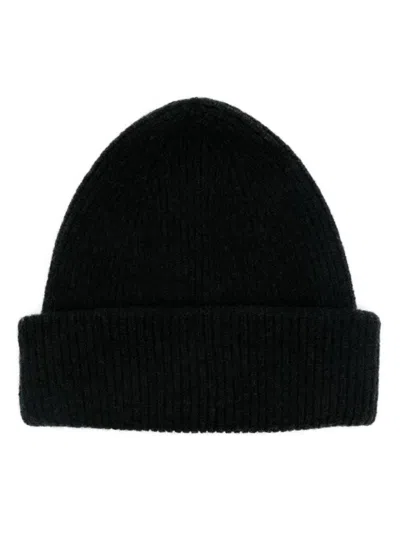 Nuur Wool Hat Double Flap In Black  