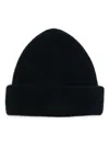 Nuur Wool Hat Double Flap In Navy