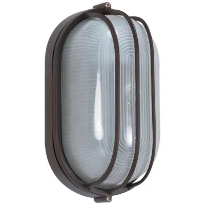 Nuvo Lighting 1 Light; 10 In.; Oval Cage Bulk Head; Die Cast Bulk Head