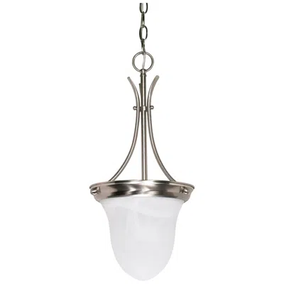 Nuvo Lighting 1 Light; 10 In.; Pendant; Alabaster Glass Bell