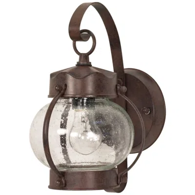 Nuvo Lighting 1 Light; 11 In.; Wall Lantern; Onion Lantern With Clear Seed Glass