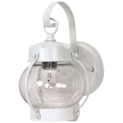 Nuvo Lighting 1 Light; 11 In.; Wall Lantern; Onion Lantern With Clear Seed Glass