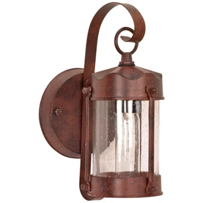 Nuvo Lighting 1 Light; 11 In.; Wall Lantern; Piper Lantern With Clear Seed Glass