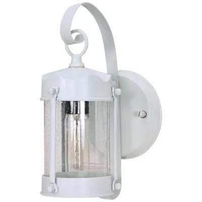 Nuvo Lighting 1 Light; 11 In.; Wall Lantern; Piper Lantern With Clear Seed Glass