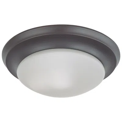 Nuvo Lighting 1 Light; 12 In.; Flush Mount Twist And Lock With Frosted White Glass