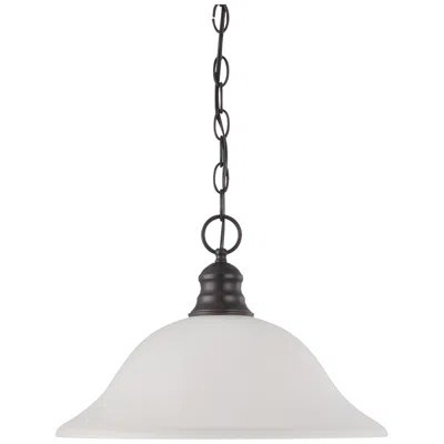 Nuvo Lighting 1 Light; 16 In.; Pendant With Frosted White Glass