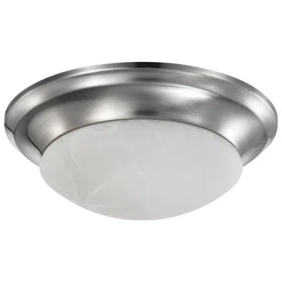 Nuvo Lighting 19 Watt; 11 Inch; Led Twist & Lock Flush Mount Fixture; Brushed Nickel