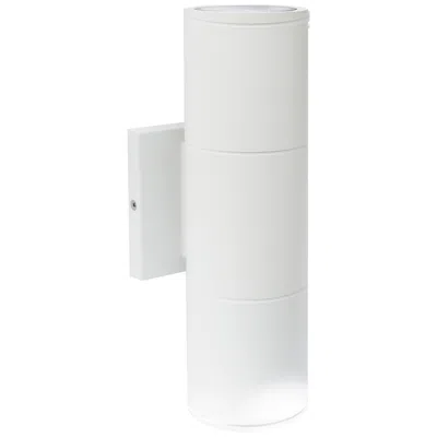 Nuvo Lighting 2 Light; Led Large Up And Down Sconce Fixture; White Finish; 20w; 120/277v