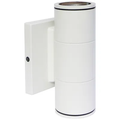 Nuvo Lighting 2 Light; Led Small Up And Down Sconce Fixture; White Finish; 10w; 120/277v
