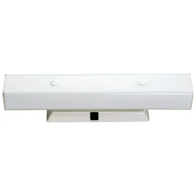 Nuvo Lighting 24" Wide White 4 Light Vanity With White "u" Channel Glass