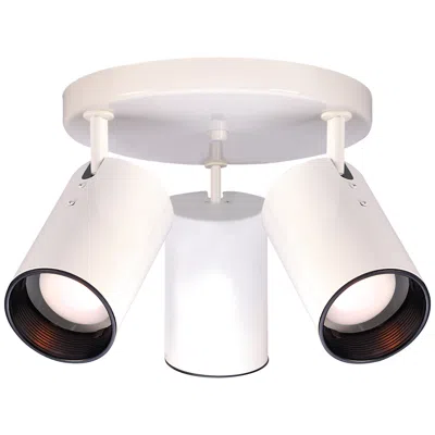 Nuvo Lighting 3 Light - R20 - Straight Cylinder - White Finish