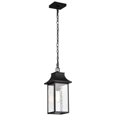 Nuvo Lighting Austen Outdoor Hanging Lantern; 1 Light; Matte Black Finish