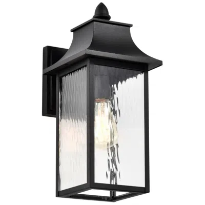 Nuvo Lighting Austen Outdoor Large Wall Lantern; 1 Light; Matte Black Finish