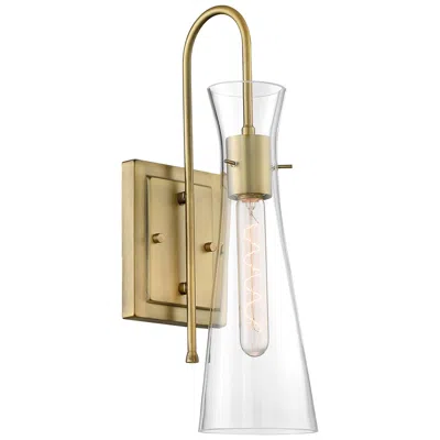 Nuvo Lighting Bahari 17 1/2" High Vintage Brass Wall Sconce