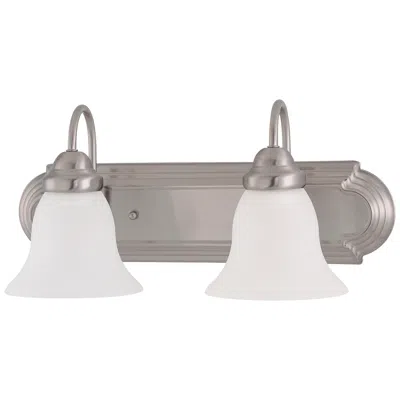 Nuvo Lighting Ballerina; 2 Light; 18 In.; Vanity With Frosted White Glass