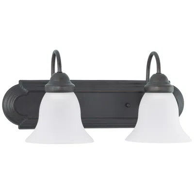 Nuvo Lighting Ballerina; 2 Light; 18 In.; Vanity With Frosted White Glass