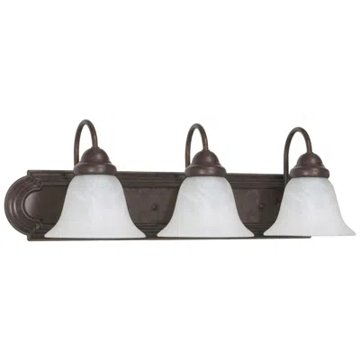 Nuvo Lighting Ballerina; 3 Light; 24 In.; Vanity With Alabaster Glass Bell Shades