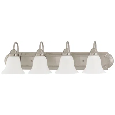 Nuvo Lighting Ballerina; 4 Light; 30 In.; Vanity With Frosted White Glass