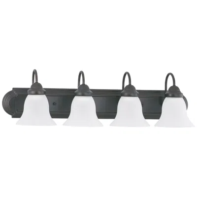 Nuvo Lighting Ballerina; 4 Light; 30 In.; Vanity With Frosted White Glass